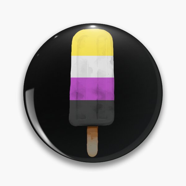 Item preview, Cute Nonbinary Pride Flag Popsicle designed and sold by TackyTime.