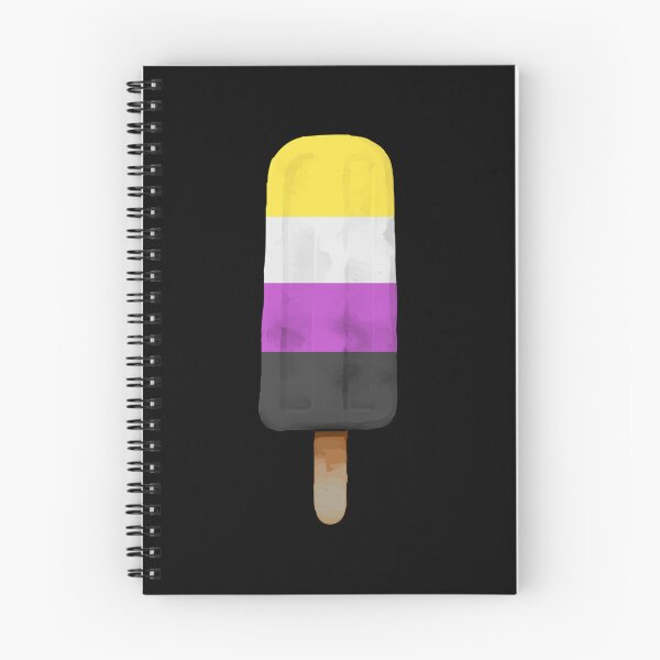 Item preview, Cute Nonbinary Pride Flag Popsicle designed and sold by TackyTime.