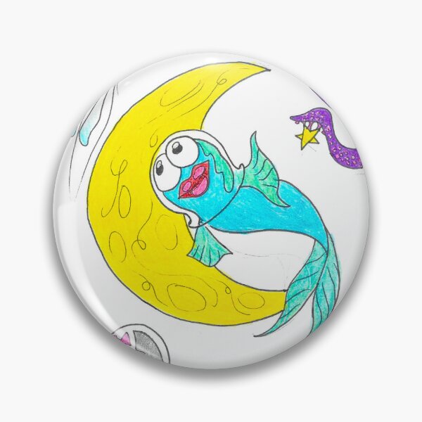 Item preview, Great Underwater Friends On a Space Mission Pencil Color Drawing designed and sold by BOKEbyTC.