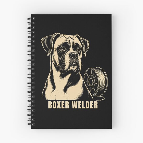 Item preview, Boxer Welder | Boxer Dog Welding Vintage Graphic designed and sold by RusticMeadow.