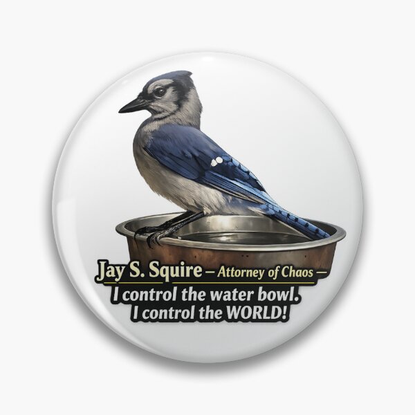 Item preview, Jay S. Squire – Attorney of Chaos Blue Jay  designed and sold by Messy Curious Me.