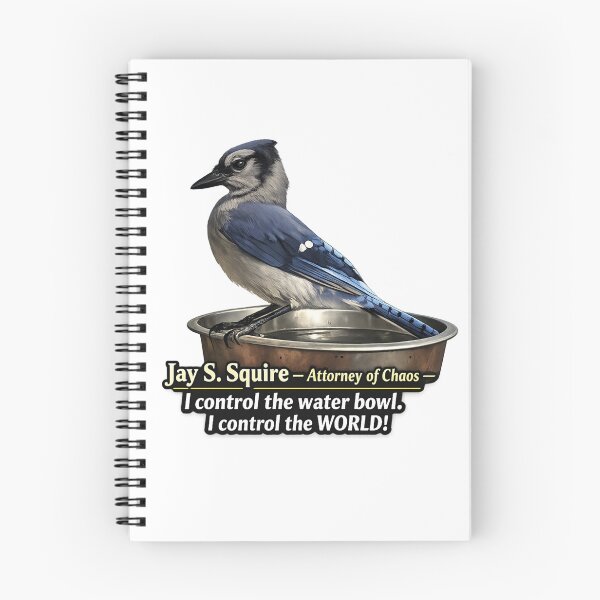 Item preview, Jay S. Squire – Attorney of Chaos Blue Jay  designed and sold by Messy Curious Me.
