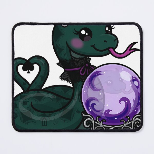 Item preview, Serpent beside Crystal Ball designed and sold by IllumeInk.