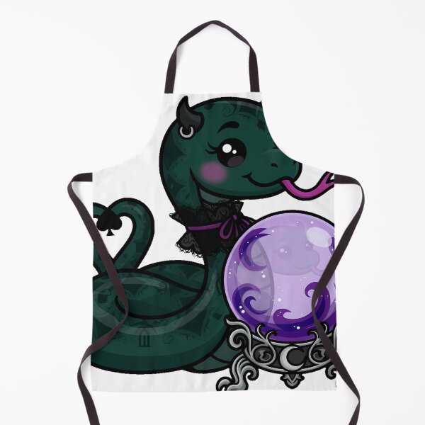 Item preview, Serpent beside Crystal Ball designed and sold by IllumeInk.