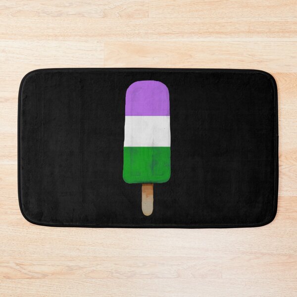 Item preview, Cute Genderqueer Pride Flag Popsicle designed and sold by TackyTime.