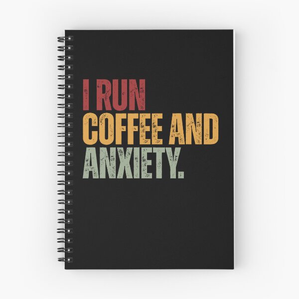 Item preview, I Run Coffee And Anxiety Coffee Lover Humor Relatable Saying designed and sold by JonesFlora2025.