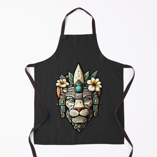 Item preview, Elysium Echoes - Mayan Jaguar Warrior Totem & Sacred Bloom designed and sold by Shift-Bloom.