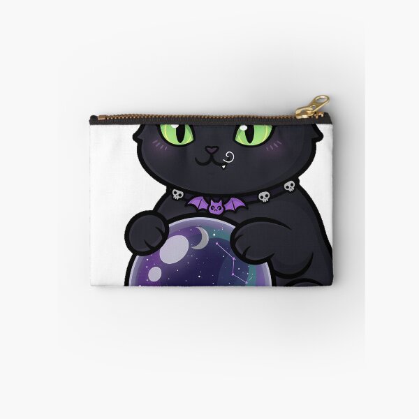 Item preview, Black Cat with Crystal Ball designed and sold by IllumeInk.