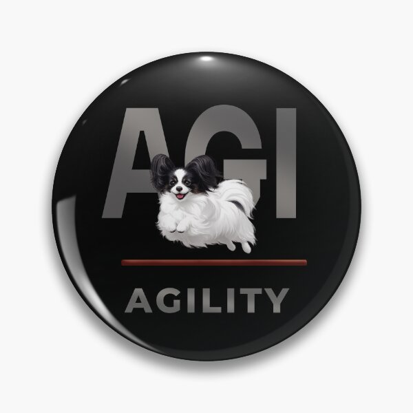 Item preview, Papillon Agility – Dog Sports Premium Graphic | Agile Pap Gift designed and sold by PapillonArtStudio.