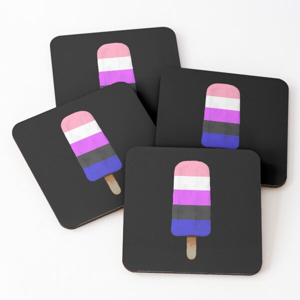 Item preview, Cute Genderfluid Pride Flag Popsicle designed and sold by TackyTime.