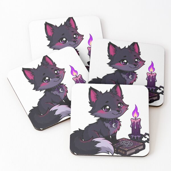 Item preview, Fox with Candle and Spellbook designed and sold by IllumeInk.