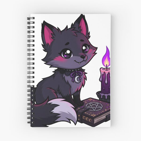 Item preview, Fox with Candle and Spellbook designed and sold by IllumeInk.