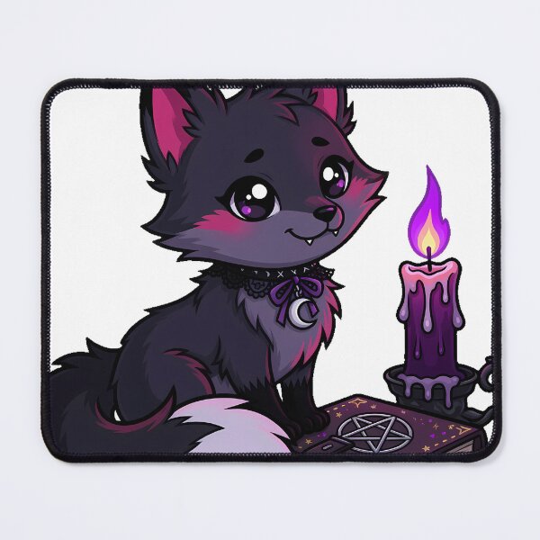 Item preview, Fox with Candle and Spellbook designed and sold by IllumeInk.