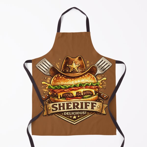 Item preview, Sheriff Delicious: Cowboy BBQ Cheeseburger Western Rodeo Design designed and sold by irfanshikh.