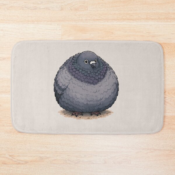 Item preview, Round Pigeon Sticker Cute Chubby City Bird Loaf Animal Gift designed and sold by SimplePoDesign.