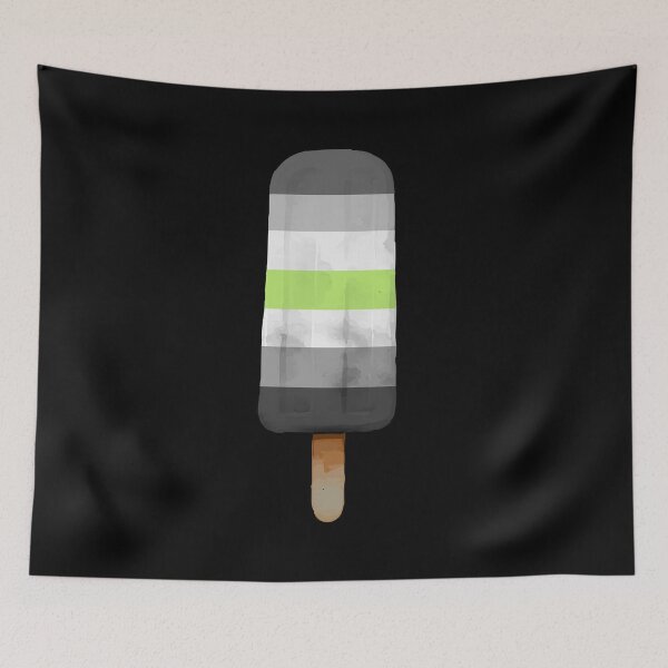 Item preview, Cute Agender Pride Flag Popsicle designed and sold by TackyTime.