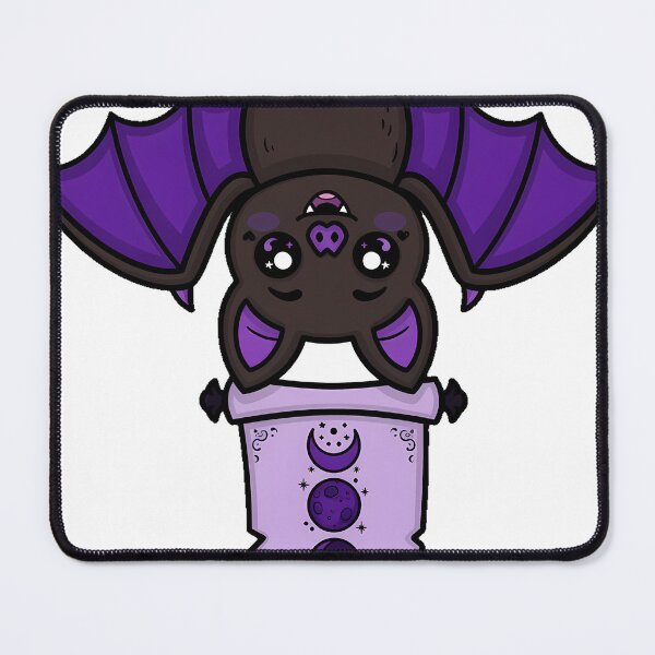 Item preview, Bat with Moon Phase Scroll designed and sold by IllumeInk.