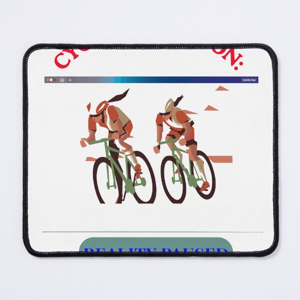 Item preview, Cycling Mode ON: Reality Paused | Funny Cyclist Graphic T-Shirt | Road Bike Racing Design designed and sold by CKADigital.