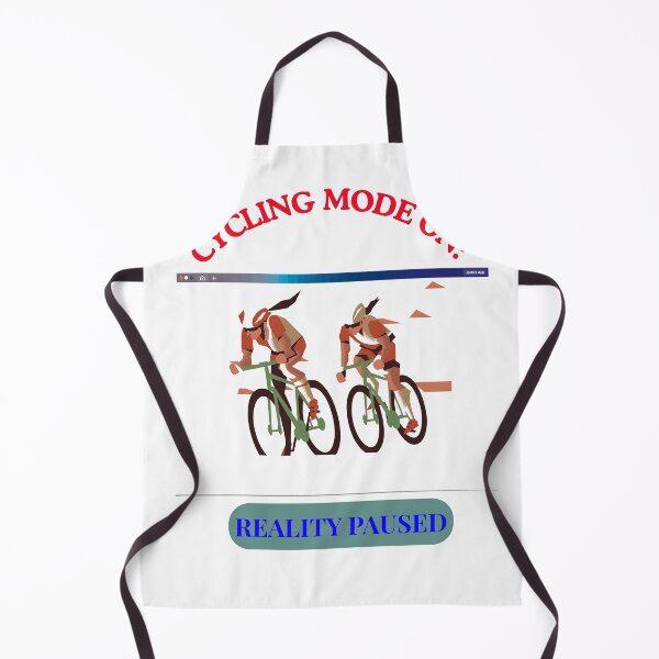 Item preview, Cycling Mode ON: Reality Paused | Funny Cyclist Graphic T-Shirt | Road Bike Racing Design designed and sold by CKADigital.