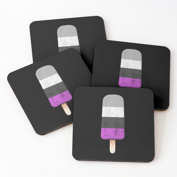 Item preview, Cute Asexual Pride Flag Popsicle designed and sold by TackyTime.