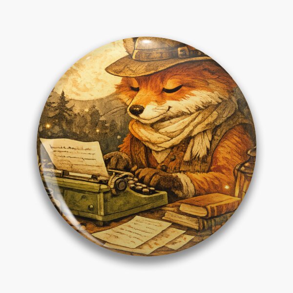 Item preview, Moonlit Poetry Fox Writing Stories designed and sold by Mosslume Studio.