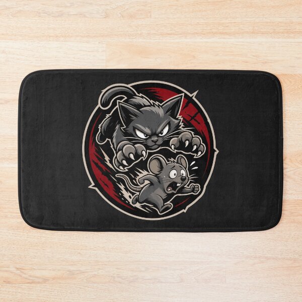Item preview, cat chasing a mouse  designed and sold by @jon.
