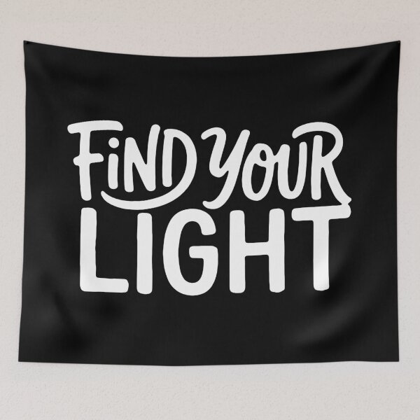 Item preview, Find Your Light Motivation Self Love Quote designed and sold by mazyoy.