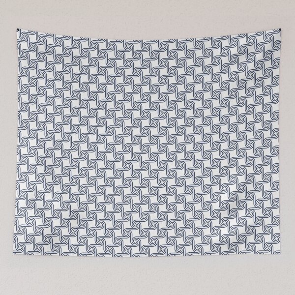 Item preview, lue Ripple Chinoiserie — Seamless Abstract Waterwave Pattern designed and sold by SugarCore.