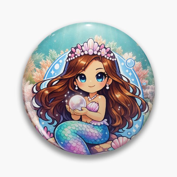 Item preview, Colorful Fantasy Mermaid Wall Art designed and sold by Black Signal.