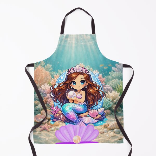Item preview, Colorful Fantasy Mermaid Wall Art designed and sold by Black Signal.