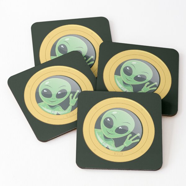 Item preview, Alien Waving Through Porthole Boat Window designed and sold by CreativeBridge.