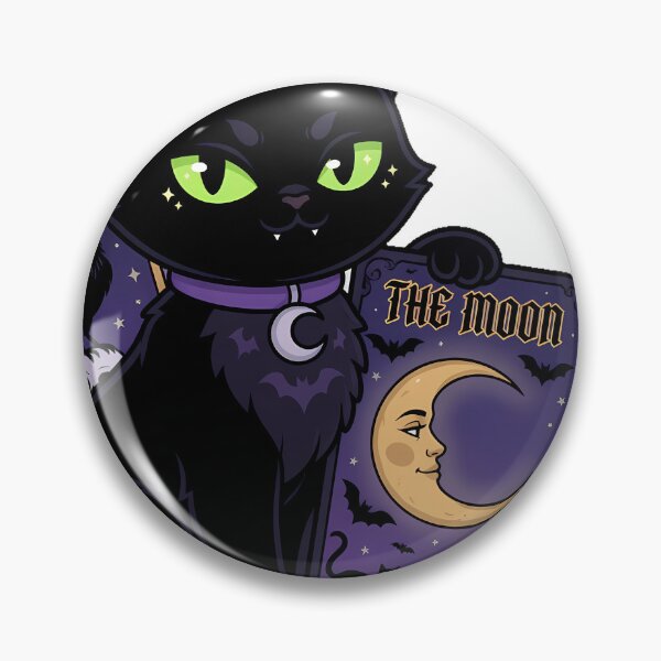 Item preview, Black Cat with Tarot Cards designed and sold by IllumeInk.