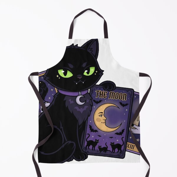 Item preview, Black Cat with Tarot Cards designed and sold by IllumeInk.