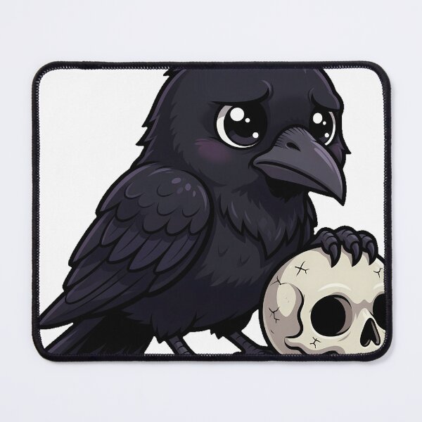 Item preview, Raven with Skull designed and sold by IllumeInk.