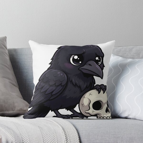 Item preview, Raven with Skull designed and sold by IllumeInk.