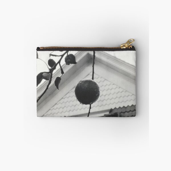 Item preview, Gable and Apples vintage 1922 farmhouse black and white photographic art print by Alfred Stieglitz designed and sold by Astrid Arkhangelsky.