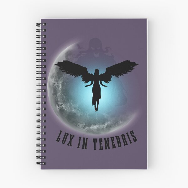 Item preview, Lux In Tenebris Light In Darkness Gothic Moon Angel designed and sold by AhmadAnnaPrints.