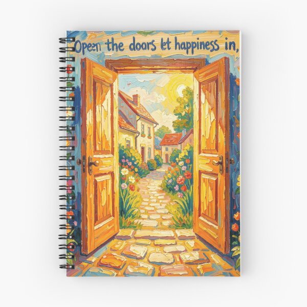 Item preview, Open the doors let happiness in designed and sold by ZeusGallery.