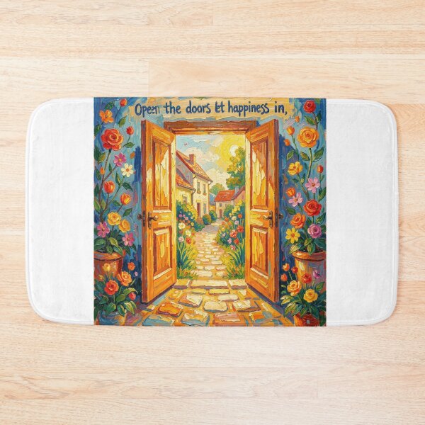 Item preview, Open the doors let happiness in designed and sold by ZeusGallery.