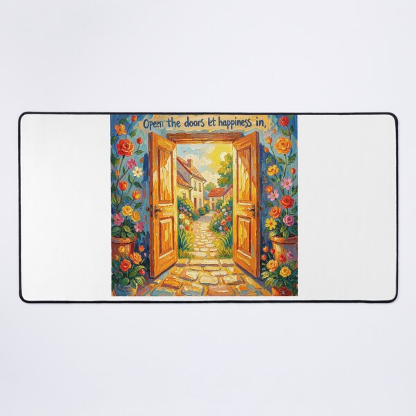 Item preview, Open the doors let happiness in designed and sold by ZeusGallery.
