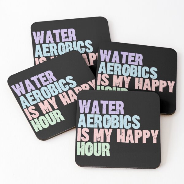 Item preview, Water Aerobics Is My Happy Hour Aquatic Fitness Exercise Lover designed and sold by RetroMini2026.