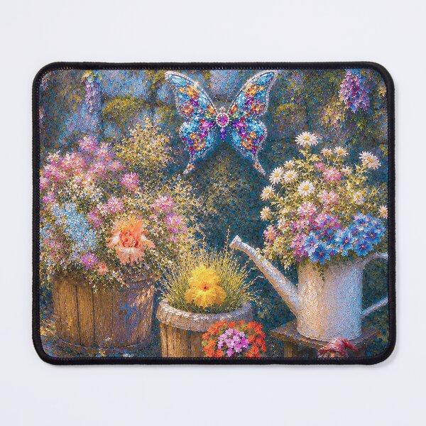 Item preview, FLOWERS BLESS THE BLUE WALL designed and sold by RiverDeeDesigns.