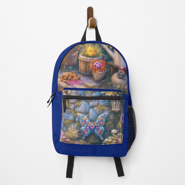 Item preview, FLOWERS BLESS THE BLUE WALL designed and sold by RiverDeeDesigns.
