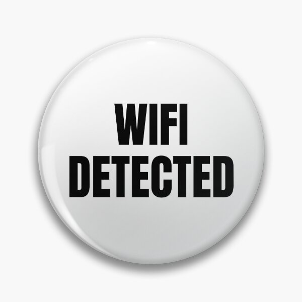 Item preview, Wifi Detected (Black) designed and sold by ShipCrewNation.