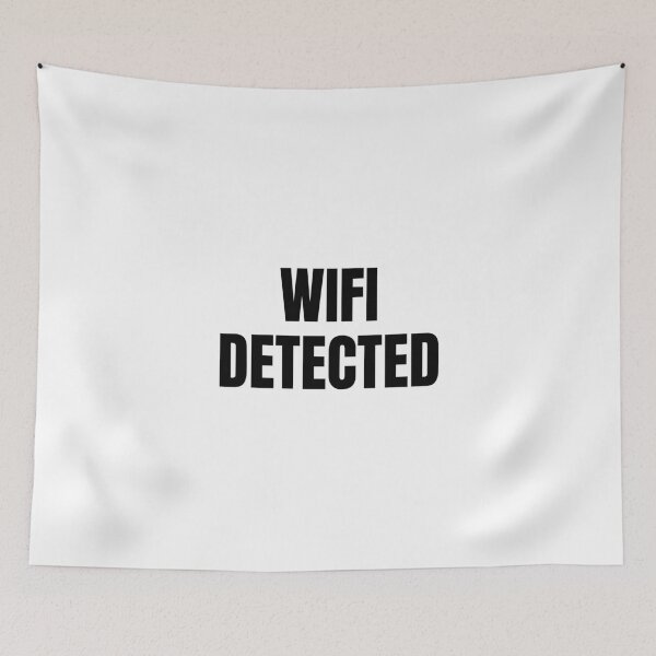 Item preview, Wifi Detected (Black) designed and sold by ShipCrewNation.