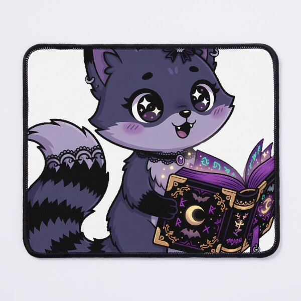 Item preview, Fox with Enchanted Book designed and sold by IllumeInk.