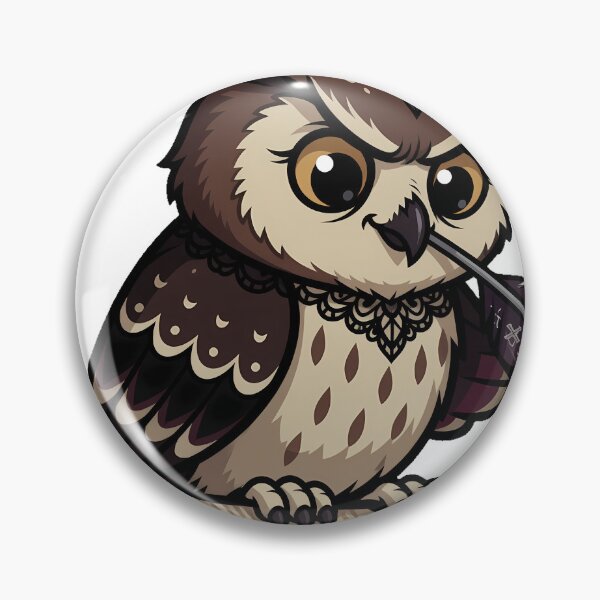 Item preview, Owl with Quill and Scroll designed and sold by IllumeInk.