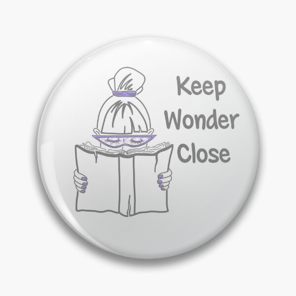 Item preview, Keep Wonder Close | Minimalist Book Lover Line Art Gift designed and sold by Samaya-.