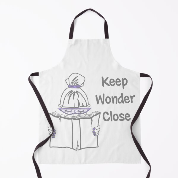 Item preview, Keep Wonder Close | Minimalist Book Lover Line Art Gift designed and sold by Samaya-.