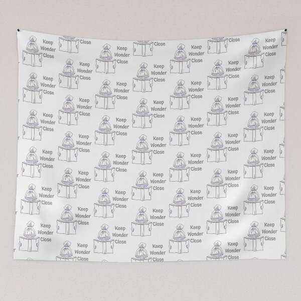 Item preview, Keep Wonder Close | Minimalist Book Lover Line Art Gift designed and sold by Samaya-.